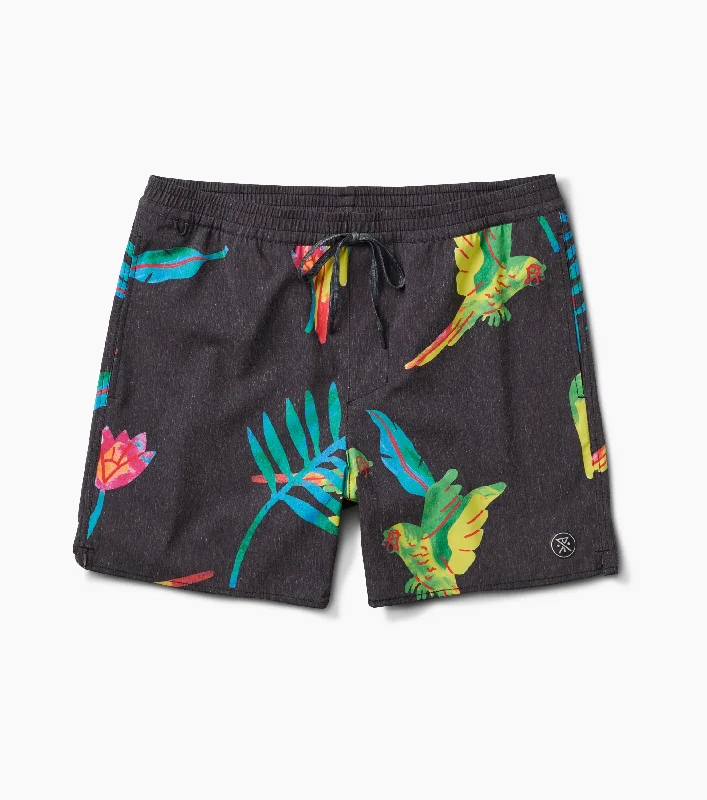 Men's non-iron gym shorts-Shorey Boardshorts 16"