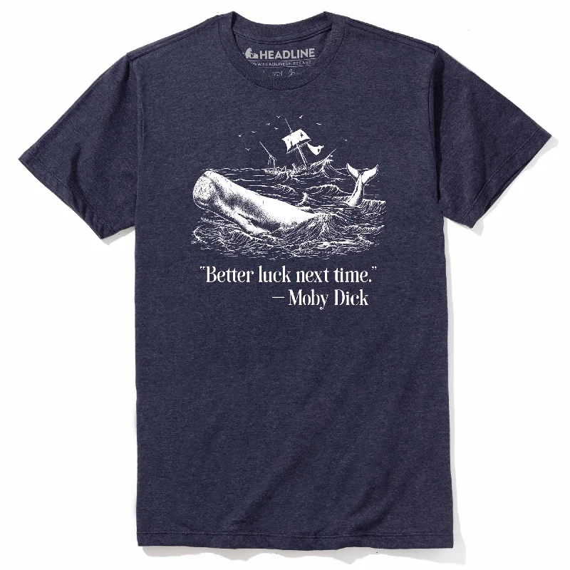 Men's fitted athletic t-shirt-Moby Dick T-Shirt