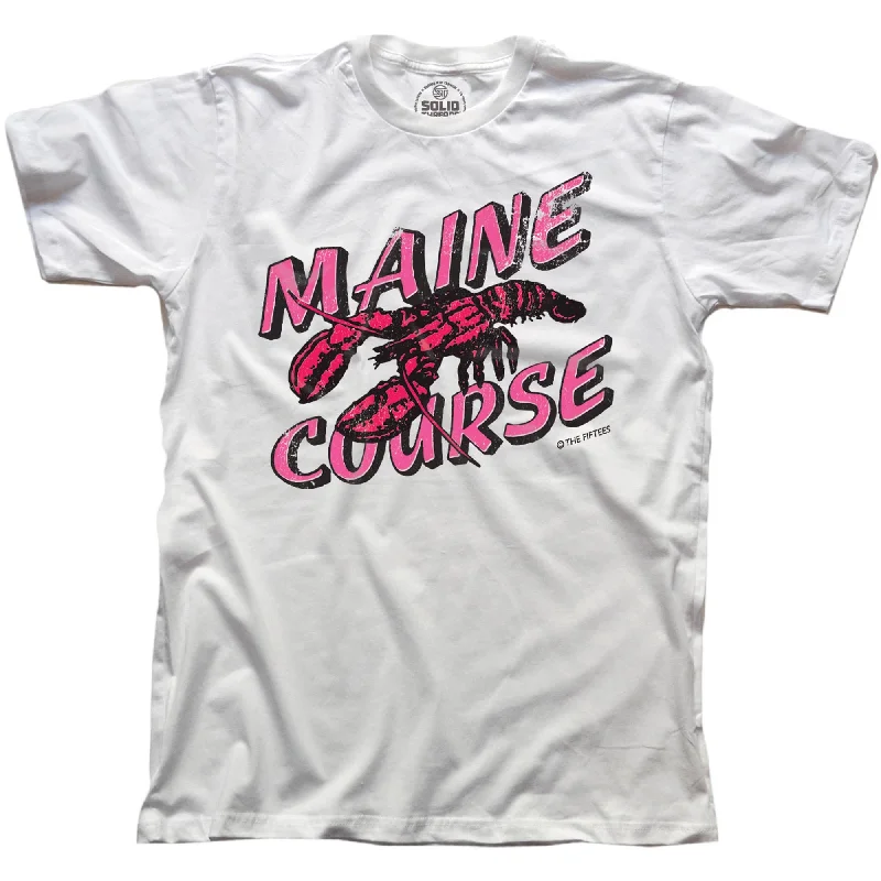 Men's activewear t-shirt-Maine Course T-Shirt