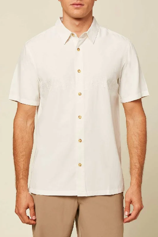 Men's comfortable gym shirt-O'neill Short Sleeve Men's Woven Shirts