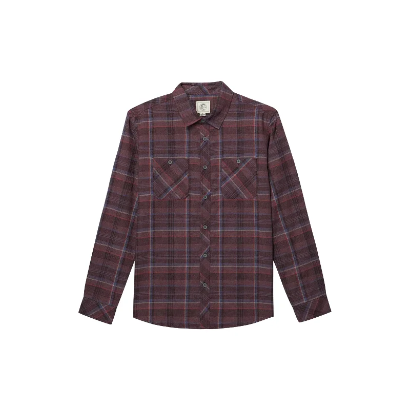 Men's versatile travel wear shirt-Mythic Sessions L/S Flannel