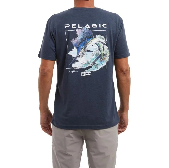 Men's ethical fashion t-shirt-Pelagic Men's T-Shirts Short Sleeve