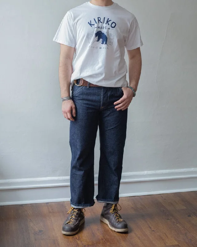 Men's tech-inspired casual pants-Japanese Repro Denim Jeans, Johnbull Brand, Selvedge Denim - 34" x 30"