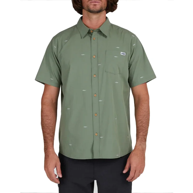 Men's adventure-ready gym shirt-Bruce S/S Woven Shirt