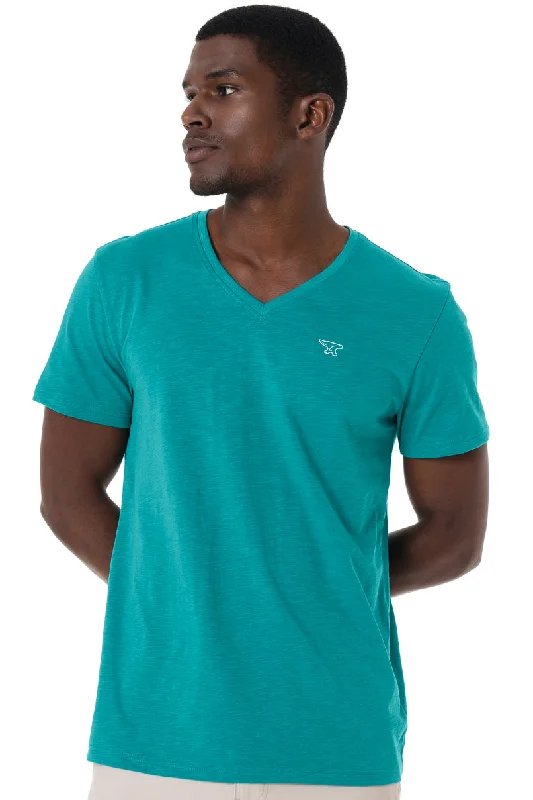 Men's inspiring graphic t-shirt-Branded T-Shirt _ 151841 _ Teal