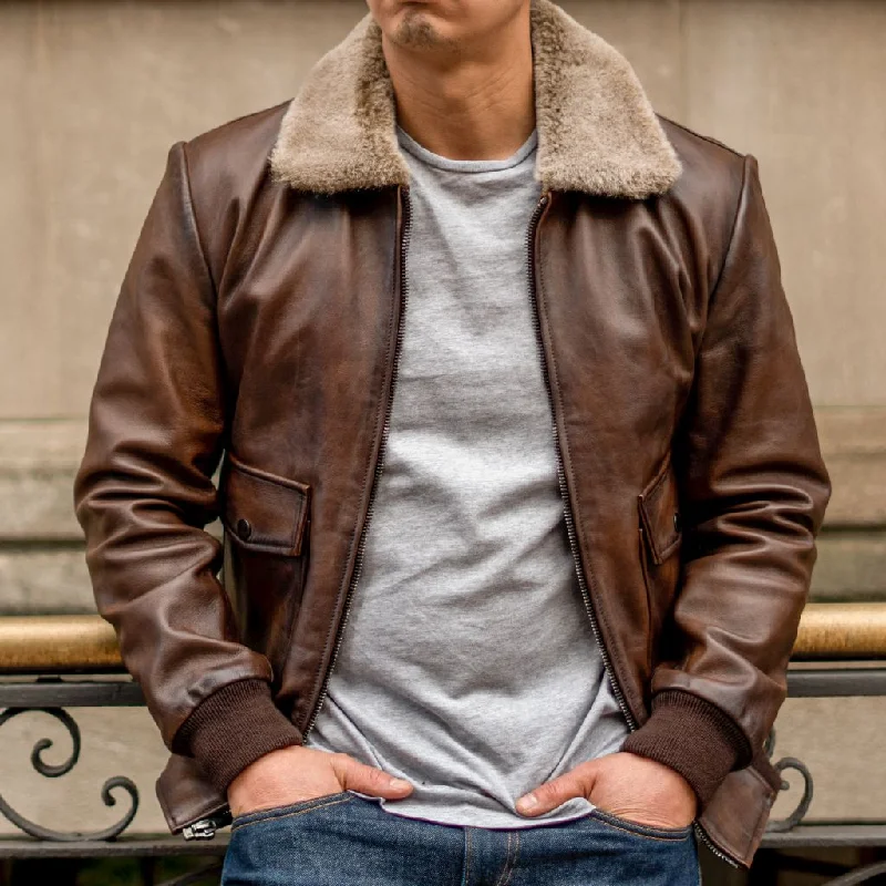 Men's adventure-ready windbreaker-Flight Jacket | Anejo