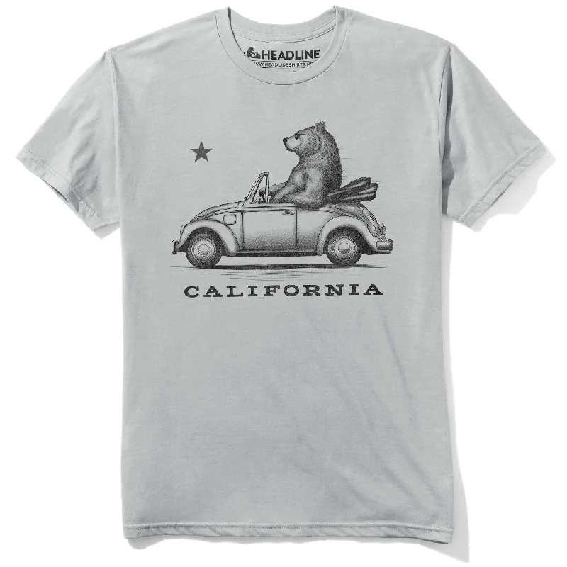 Men's contrast sleeve t-shirt-California Cruisin T-Shirt