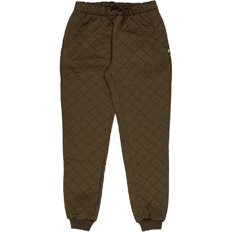 Men's pre-shrunk casual pants-Thermo Pants Alex adult - brown melange