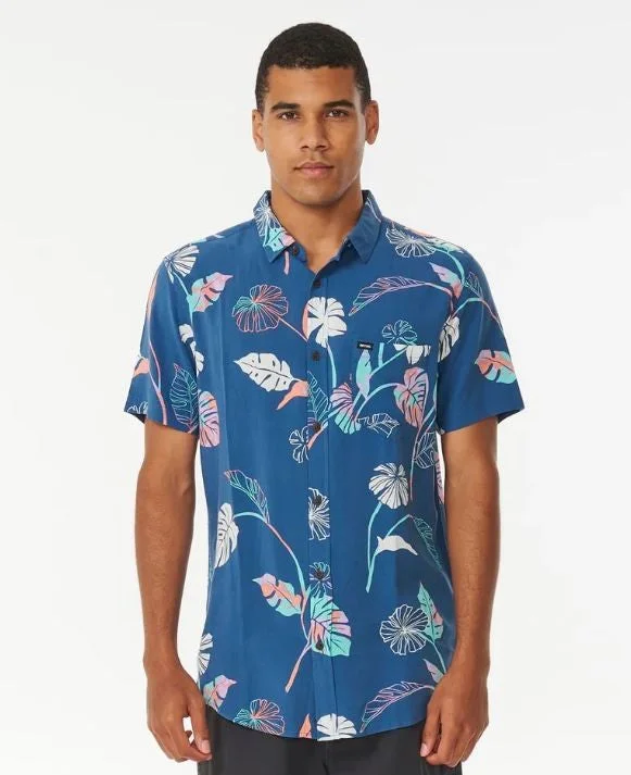 Men's modern travel shirt-Rip Curl Short Sleeve Men's Woven Shirts