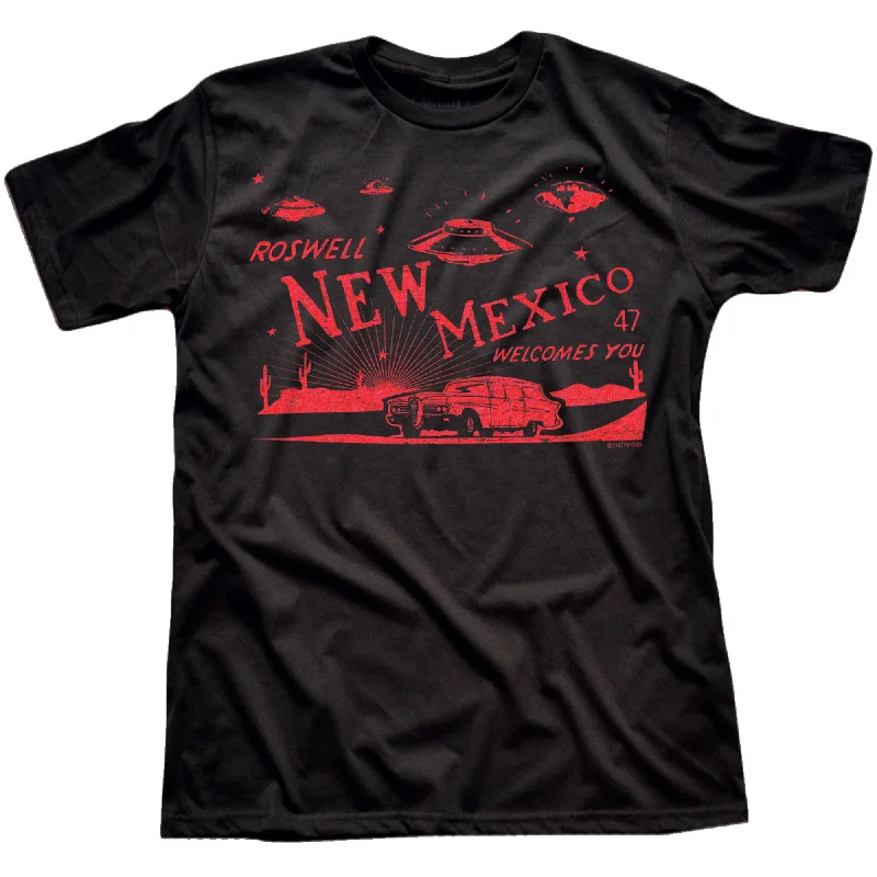 Men's comfort stretch t-shirt-Welcome To New Mexico T-Shirt