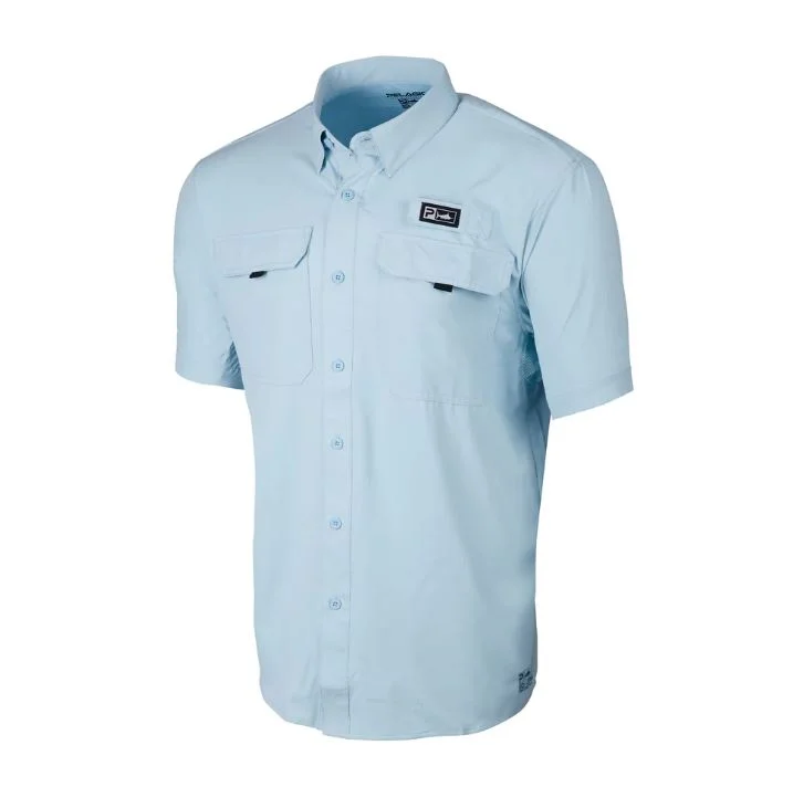 Men's modern office wear shirt-Pelagic Short Sleeve Men's Fishing Shirts