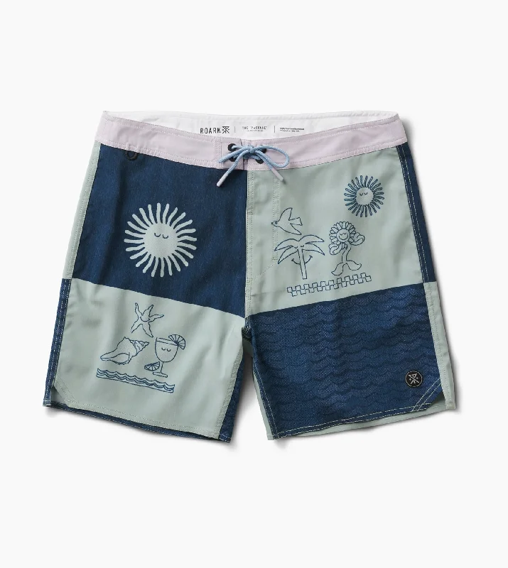 Men's antibacterial running shorts-Passage Boardshorts 17"