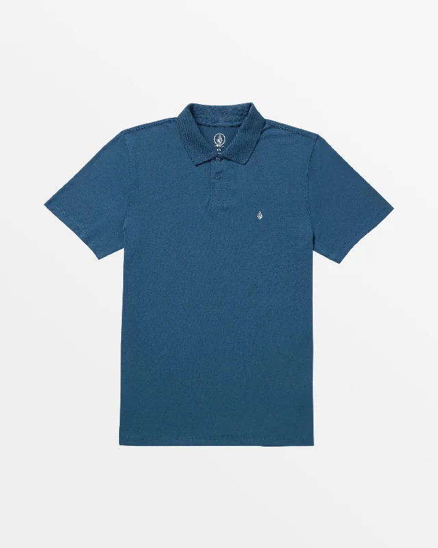 Men's gym-ready office wear shirt-Middler Polo Shirt - Smokey Blue