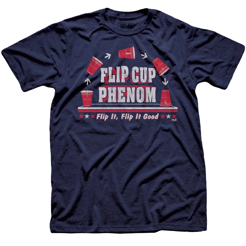 Men's luxury blend t-shirt-Flip Cup Phenom T-shirt