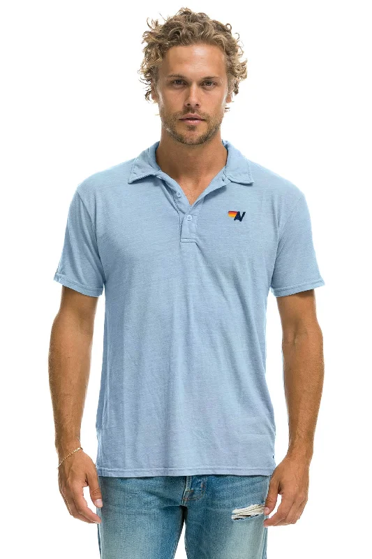 Men's quick-dry office polo shirt-AVIATOR NATION POLO - ICE