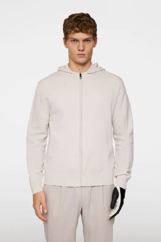 Men's hooded sweater-Cameron Hooded Knit Full Zip