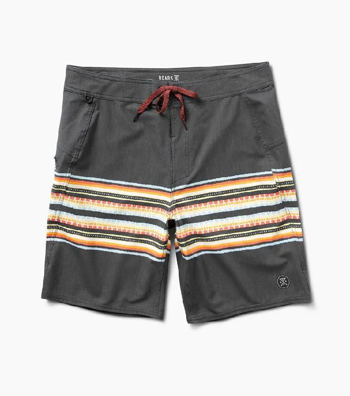 Men's functional running shorts-Passage Ikat Boardshorts 19" Packable