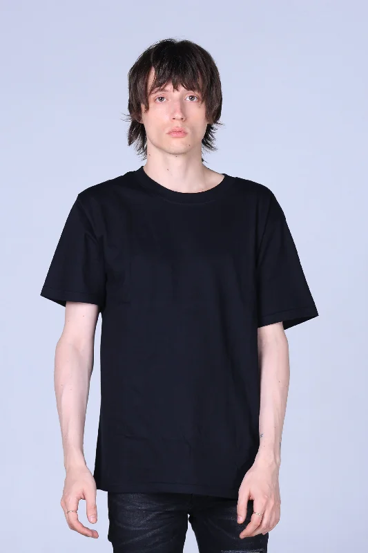 Men's comfort stretch t-shirt-Jack Russel - Men T-Shirts - Klassik TJ-OZ2/BK Oversized Black