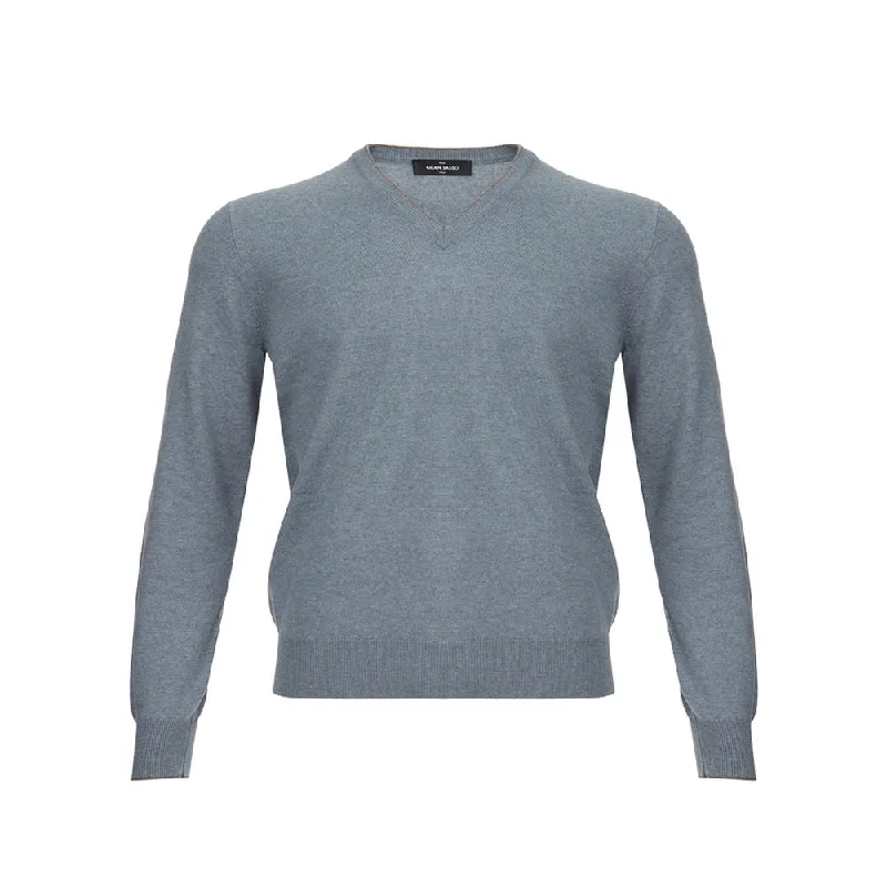 Men's active sweater-Gran Sasso Elegant Cashmere Sweater in Chic Men's