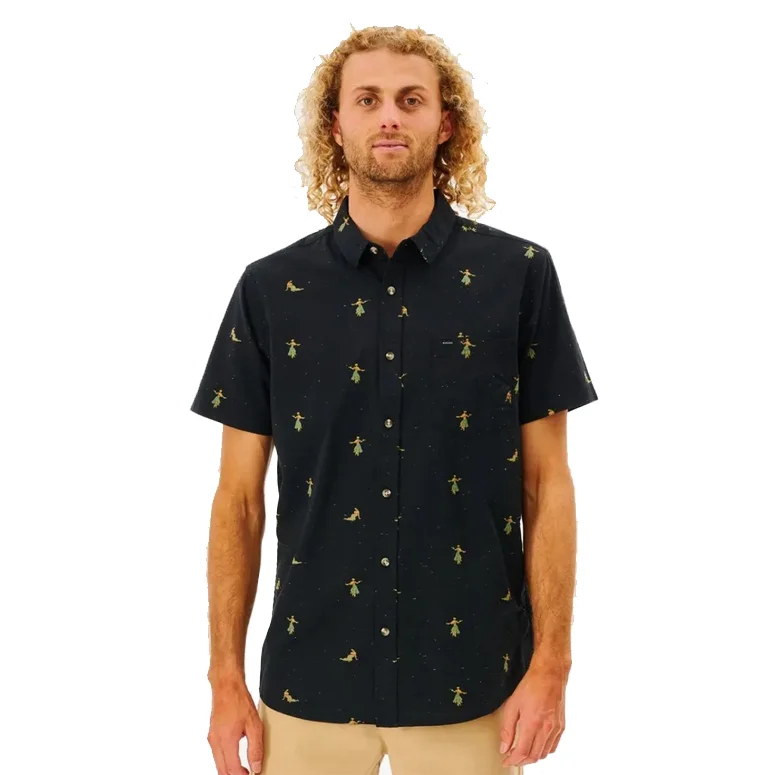 Men's weather-resistant gym wear shirt-Hula Breach S/S Shirt