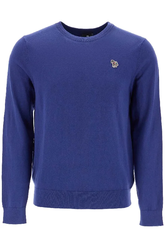 Men's easy-care sweater-Ps Paul Smith Men's Cotton And Wool Blend Pullover Sweater