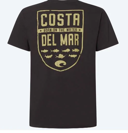 Men's comfort stretch t-shirt-Costa Del Mar Men's T-Shirts Short Sleeve