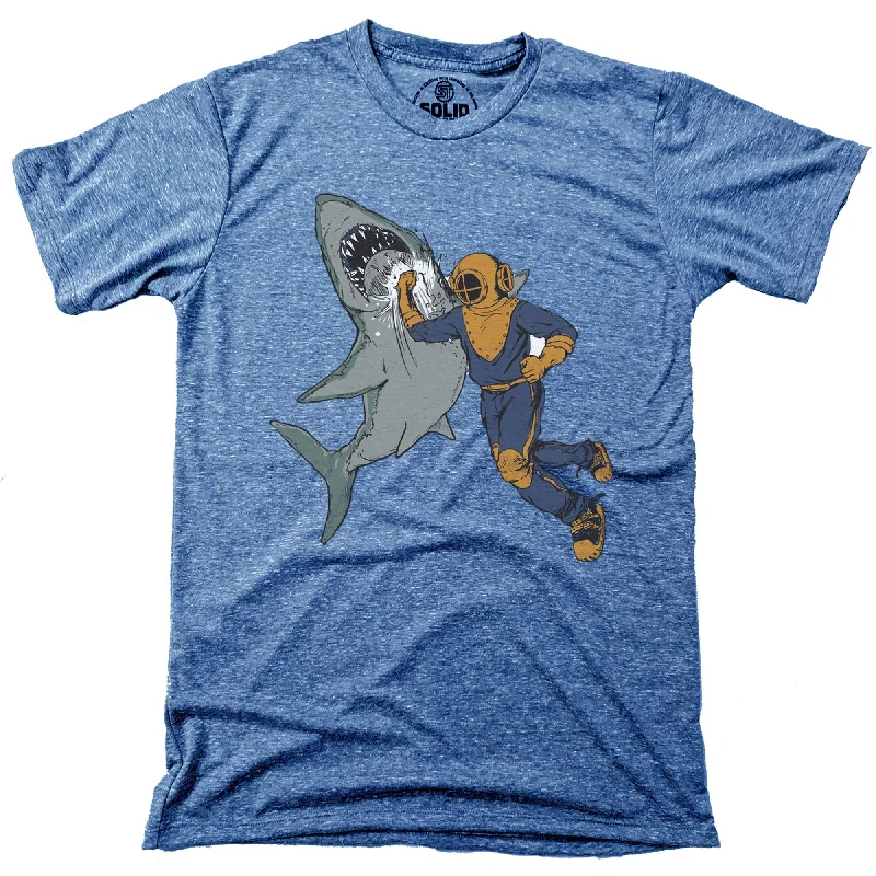 Men's beach-ready t-shirt-Shark Punch T-Shirt