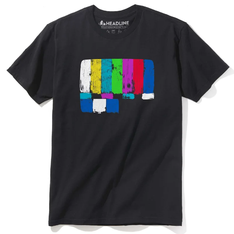 Men's biodegradable t-shirt-Emergency Broadcast T-Shirt