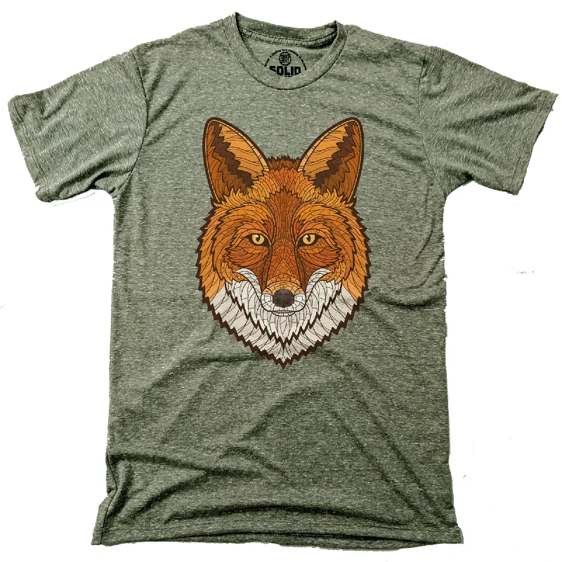 Men's hypoallergenic t-shirt-Geometric Fox T-Shirt