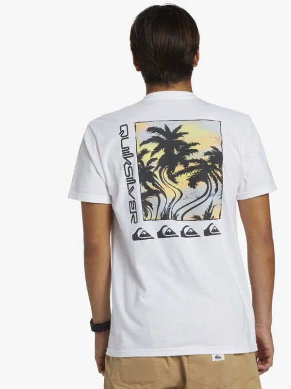 Men's ethical fashion t-shirt-Quiksilver Men's T-Shirts Short Sleeve