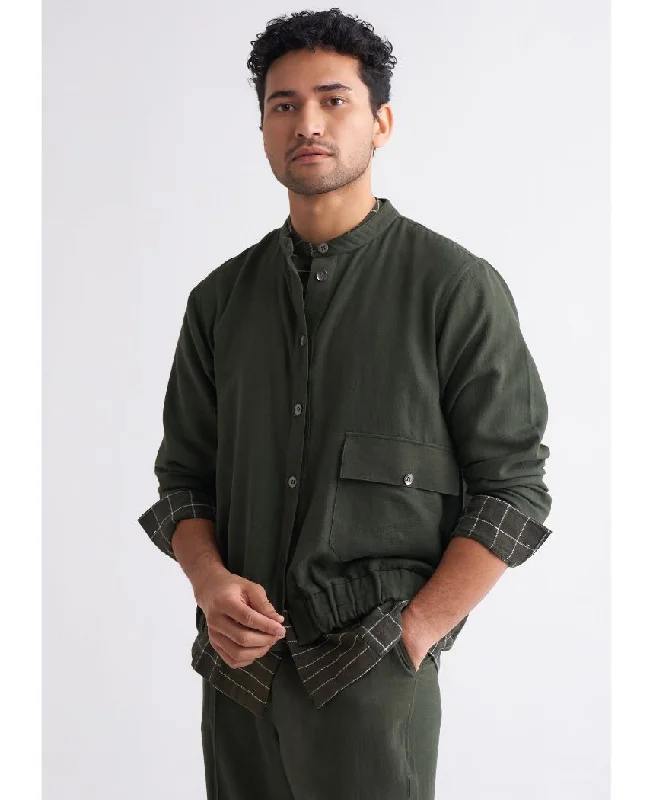 Men's antibacterial utility jacket-Short Jacket