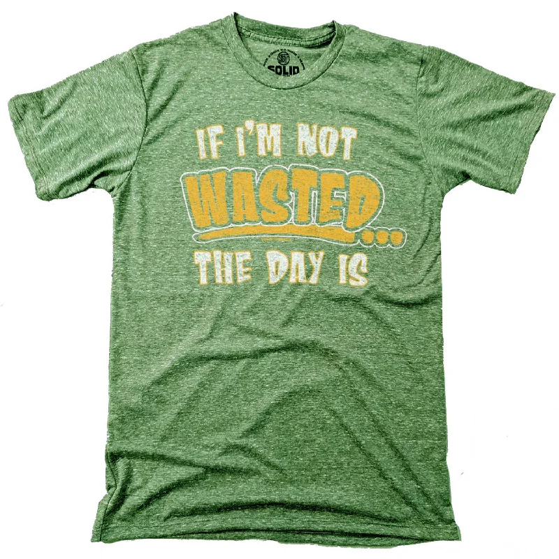 Men's hemp fabric t-shirt-Wasted Day T-shirt