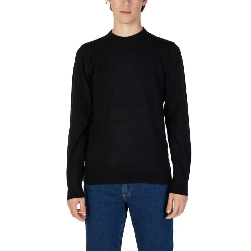 Men's full-zip sweater-Gas Acrylic Men's Sweater