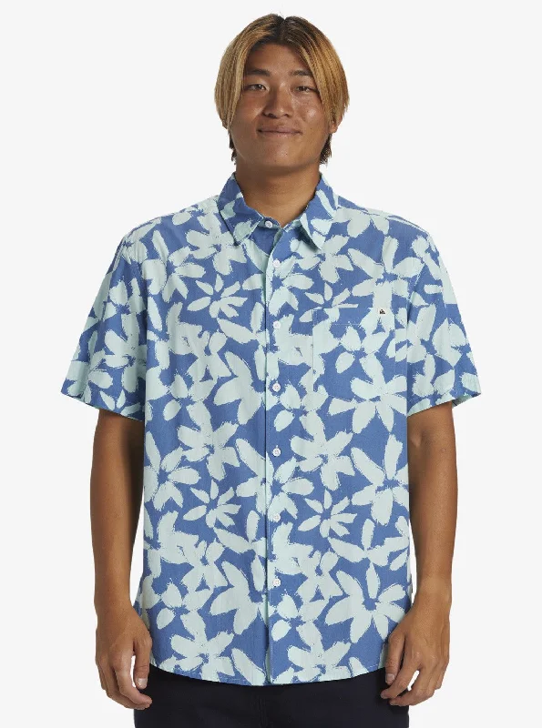 Men's adaptable casual shirt-Quiksilver Short Sleeve Men's Woven Shirts