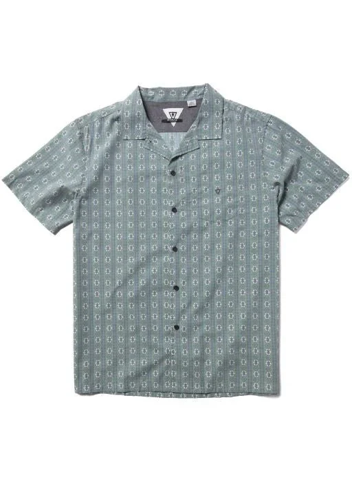 Men's comfortable gym shirt-Vissla Short Sleeve Men's Woven Shirts