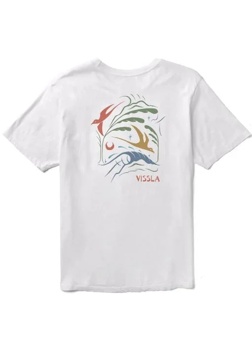 Men's comfort stretch t-shirt-Vissla Men's T-Shirts Short Sleeve