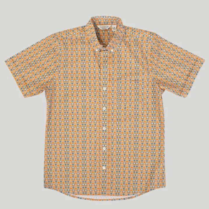 Men's pre-shrunk casual wear shirt-Kennington Short Sleeve Men's Woven Shirts