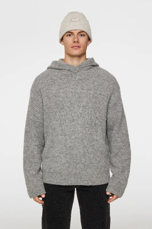 Men's performance knit-Broon Alpaca Blend Hoodie