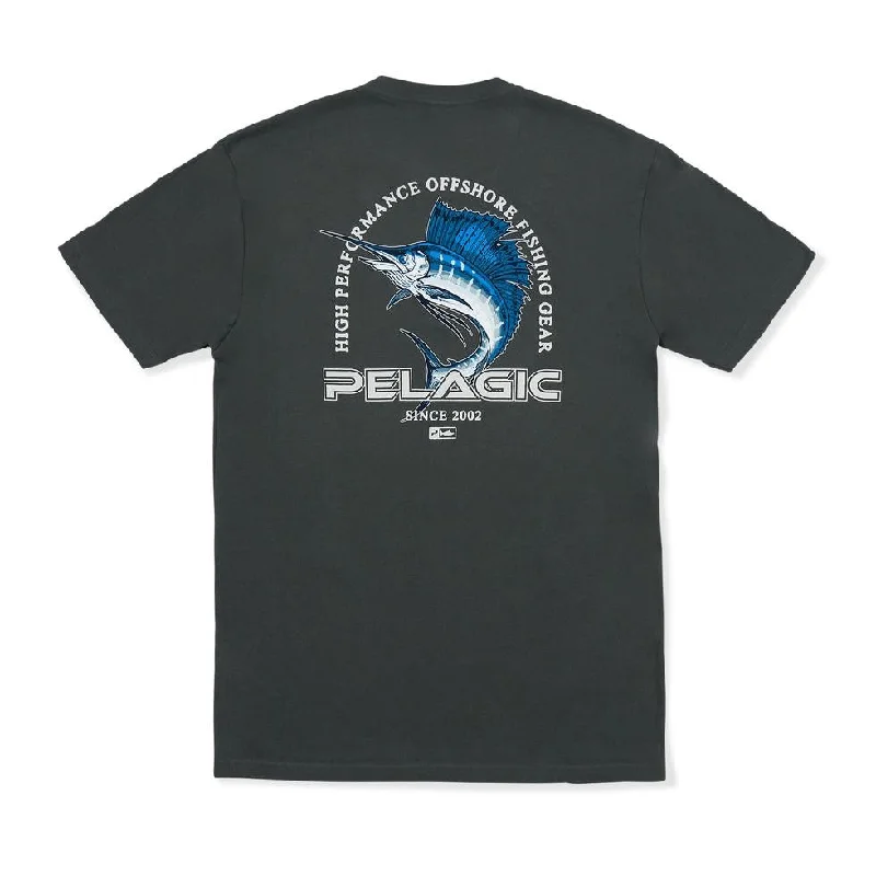 Men's laid-back t-shirt-Pelagic Men's T-Shirts Short Sleeve