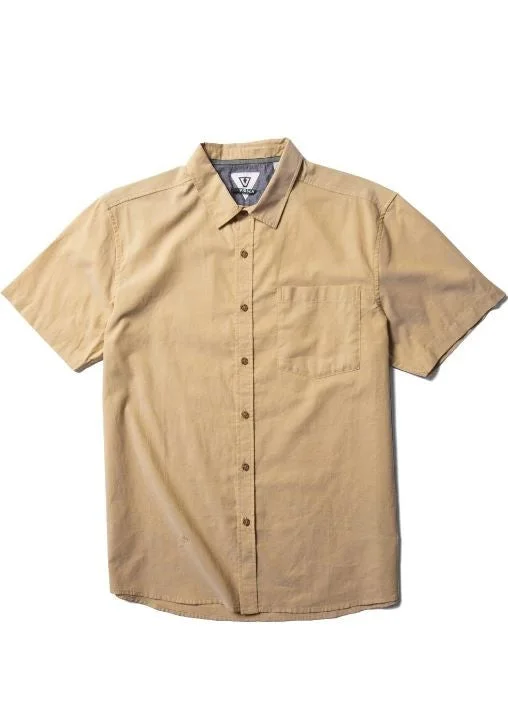 Men's modern casual wear shirt-Vissla Short Sleeve Men's Woven Shirts