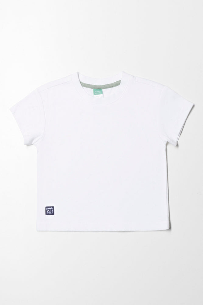 Men's climate-control t-shirt-Short Sleeve T-Shirt White