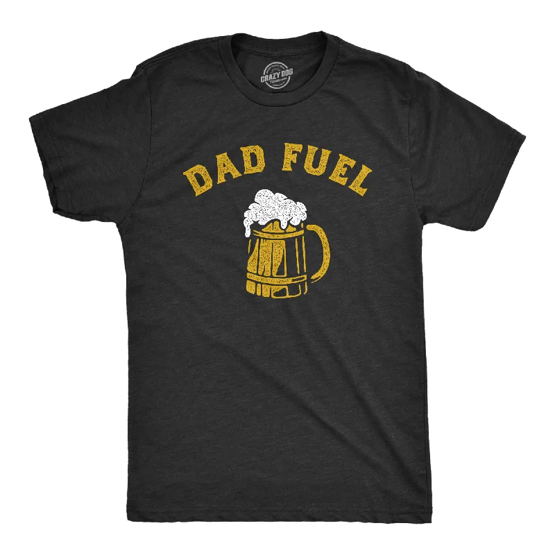 Men's inspiring graphic t-shirt-Dad Fuel Men's T Shirt