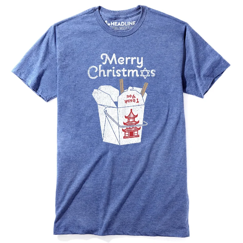 Men's inspiring graphic t-shirt-Jewish Christmas T-Shirt