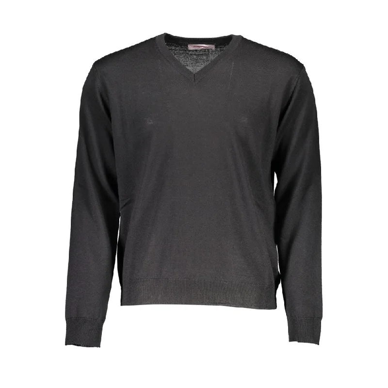 Men's workout sweater-Romeo Gigli Wool Men's Sweater