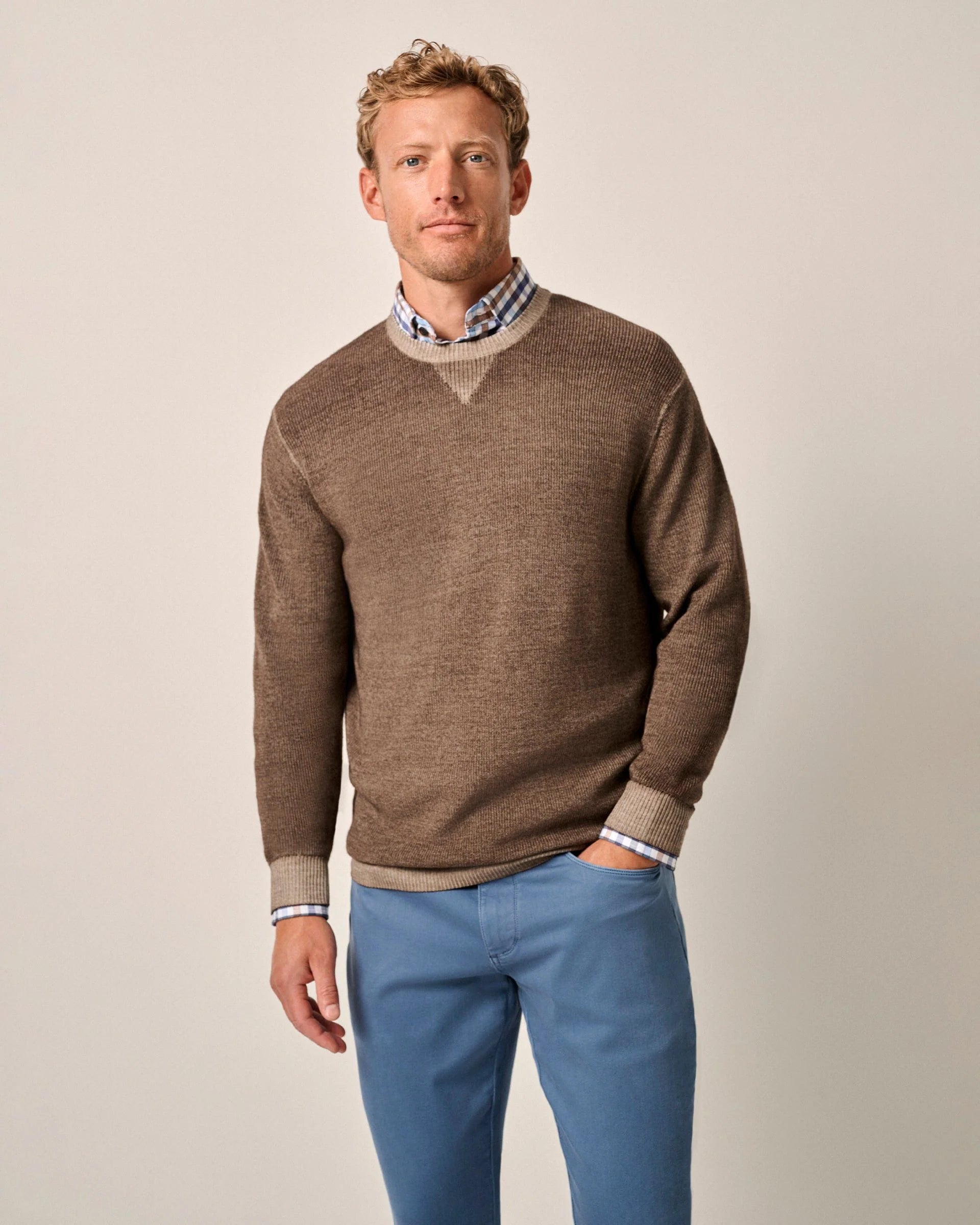 Men's tennis sweater-Burgess Crewneck Sweater