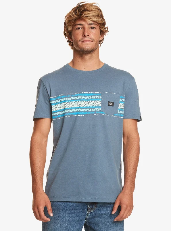 Men's hypoallergenic t-shirt-Quiksilver Men's T-Shirts Pocket T-Shirt