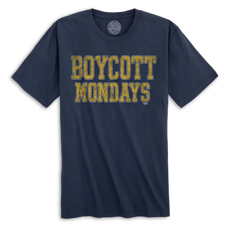 Men's casual fit t-shirt-Boycott Mondays Organic Cotton T-shirt