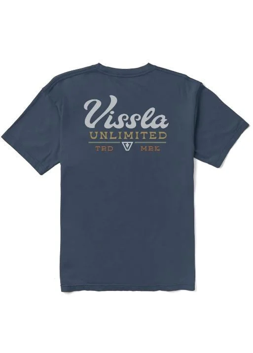 Men's minimalist t-shirt-Vissla Men's T-Shirts Short Sleeve