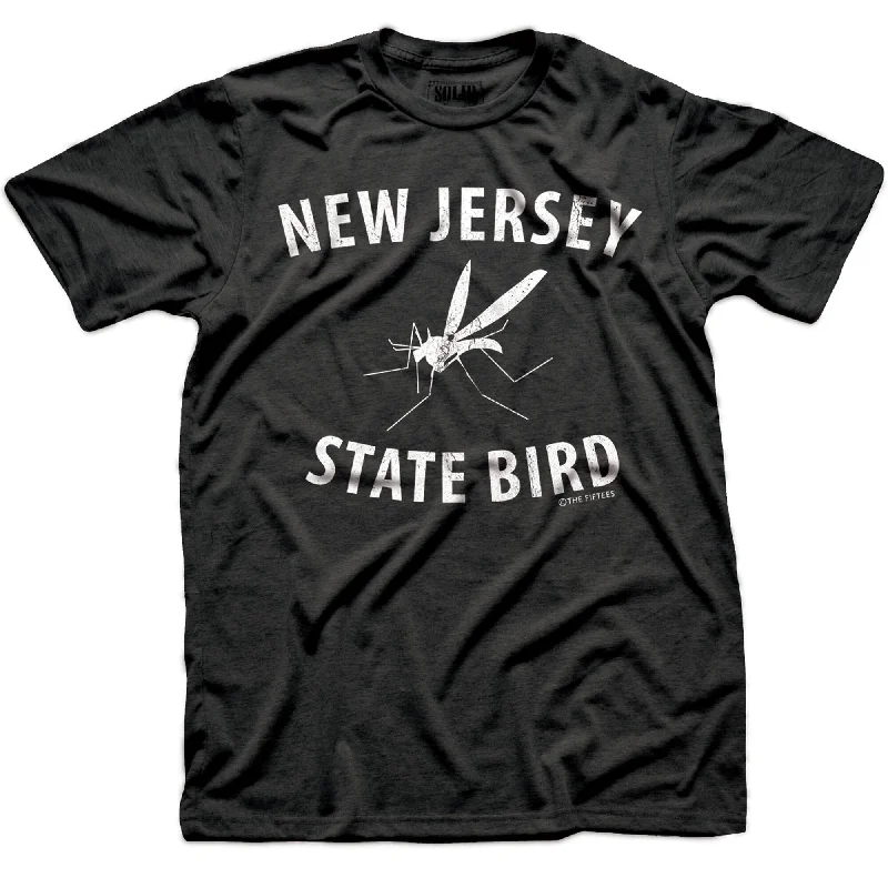 Men's embroidered t-shirt-NJ State Bird T-Shirt