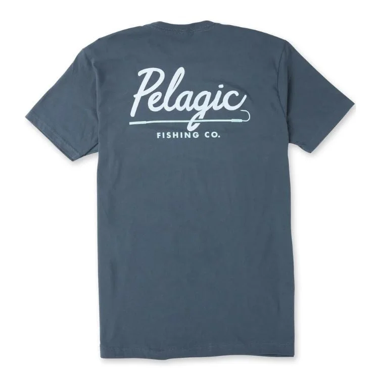 Men's laid-back t-shirt-Pelagic Men's T-Shirts Short Sleeve